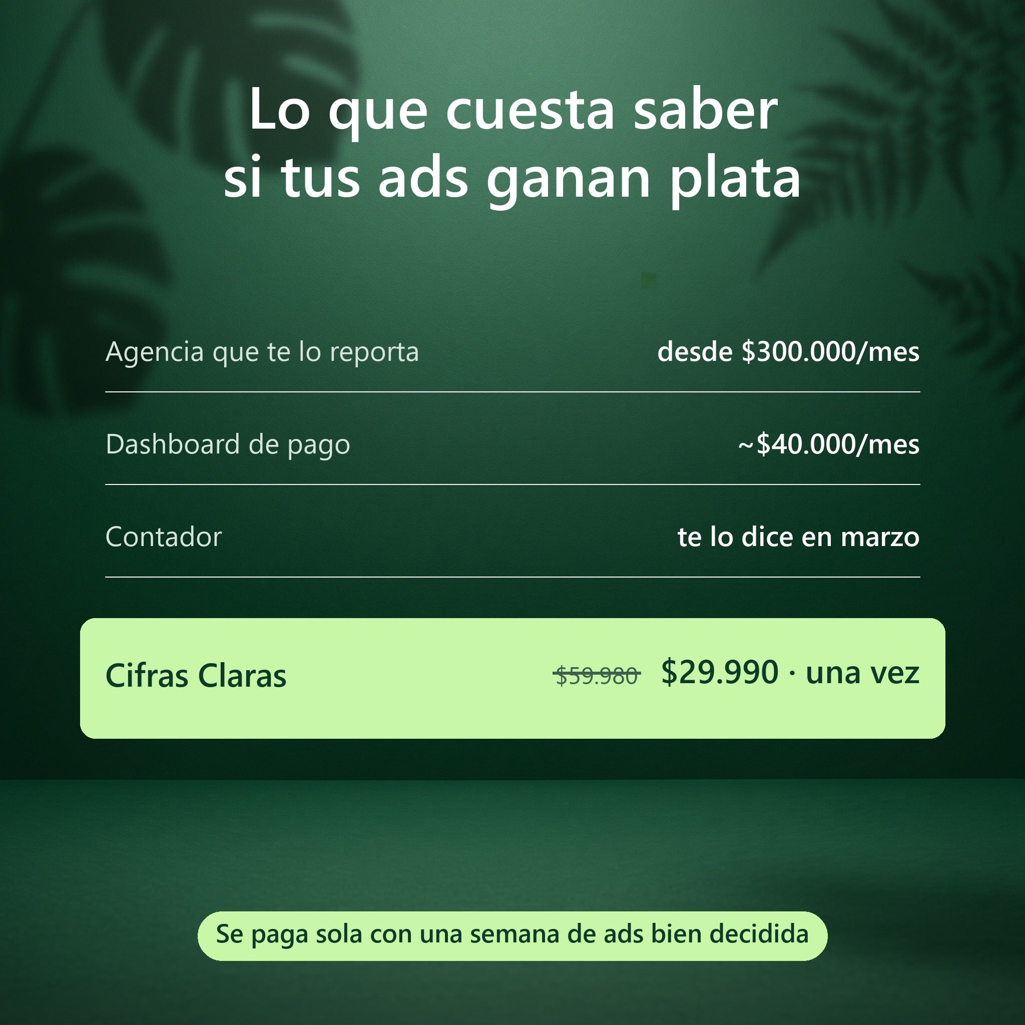 Cifras Claras tracker
