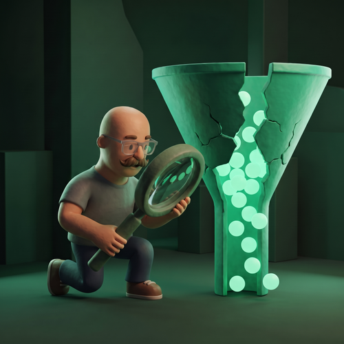Auditoría de funnel: revisión con lupa de un embudo de ventas que pierde clientes