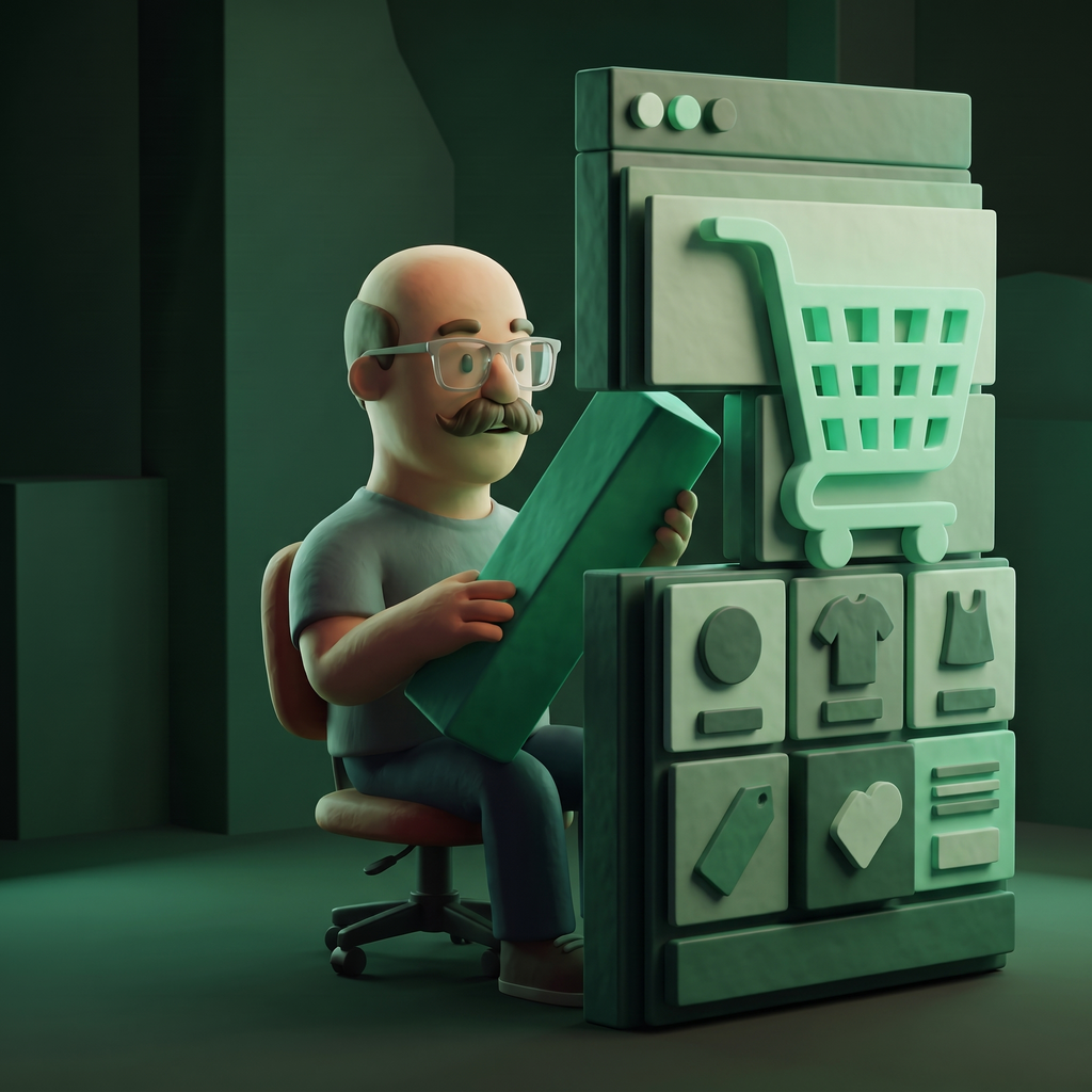 Construcción de la tienda de ecommerce pieza por pieza